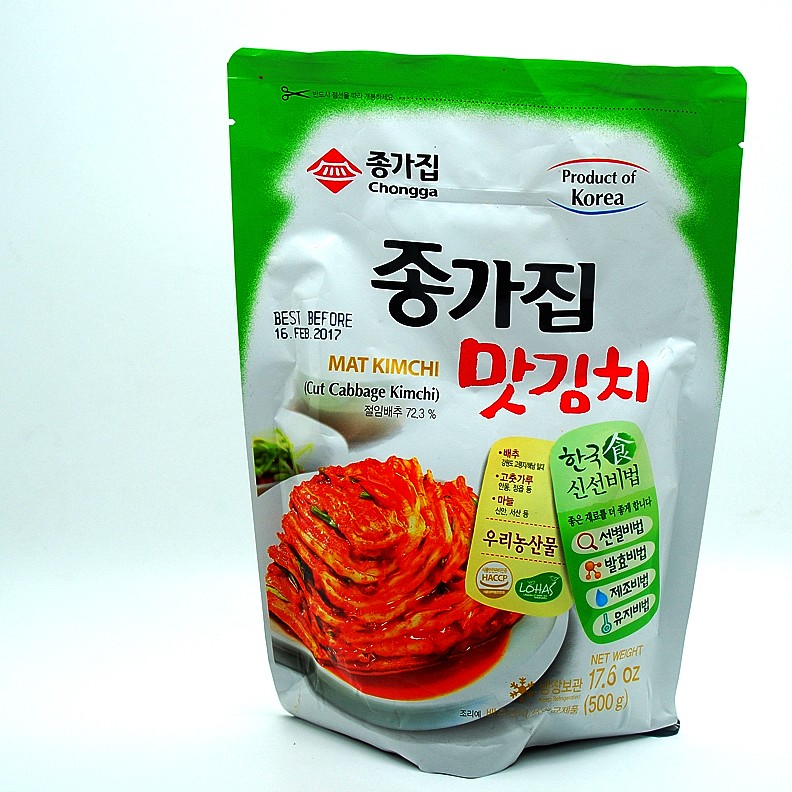 Nakladaná kórejská kapusta krájaná Chongga 1000 g